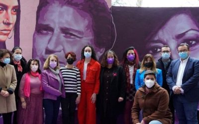 Móstoles inaugura un mural feminista