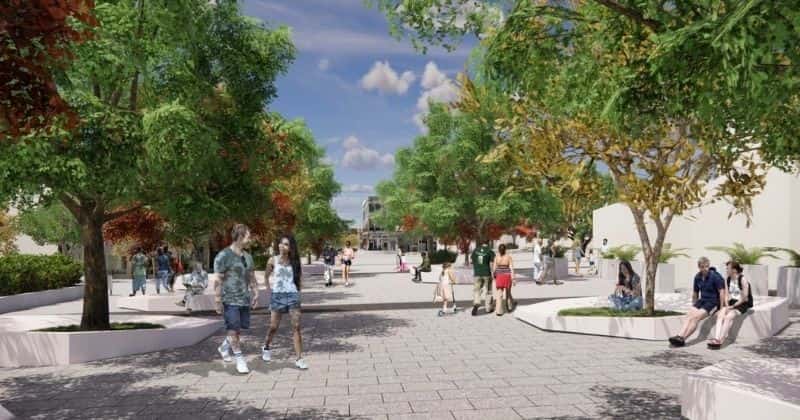 Parla incorpora nuevas infraestructuras verdes al entorno de la Plaza de la Guardia Civil