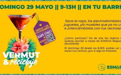 ESMASA invita a los ciudadanos de Alcorcón a reciclar con la iniciativa «Vermut y Reciclaje»