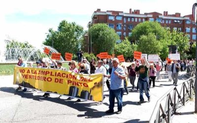 Manifestación en Getafe contra el Macrovertedero de Getafe y Pinto