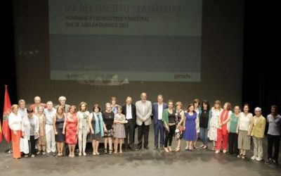Getafe homenajea a 27 maestros y maestras que se jubilan este curso