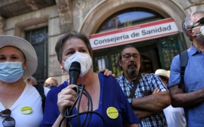 Cientos de personas se concentran en Madrid en apoyo de Mar Noguerol