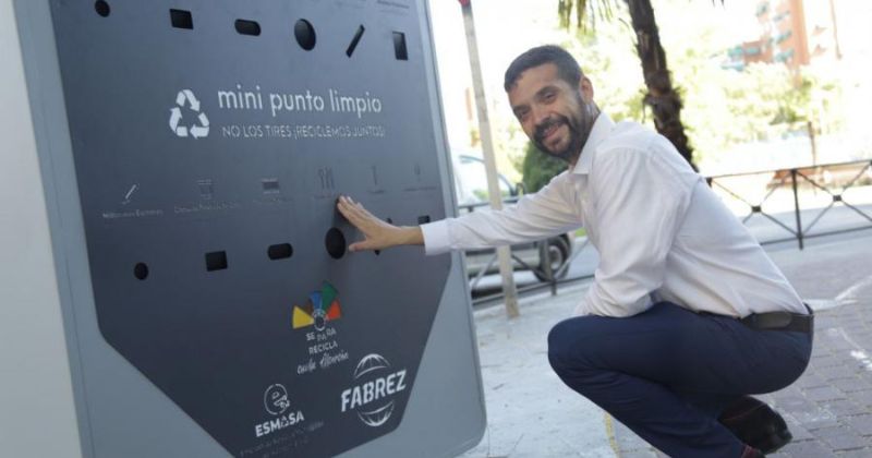 ESMASA instala 12 mini-puntos limpios nuevos en Alcorcón