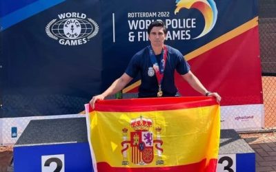 Ander de Lorenzo, medalla de oro en tenis en los Juegos Mundiales de Policías y Bomberos
