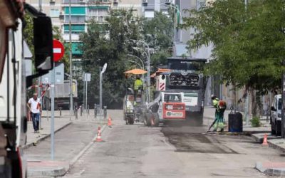 Asfaltadas casi el 60% de las calles previstas por el Gobierno de Móstoles para 2022