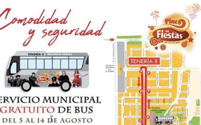 Autobús municipal gratuito durante las Fiestas de Pinto