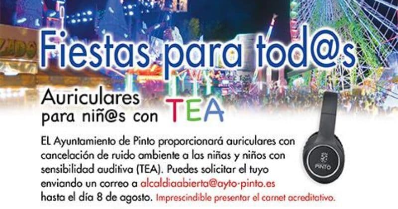 TE Apuntas, la campaña del Ayuntamiento de Pinto para niñ@s con sensibilidad auditiva
