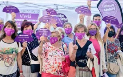 El Punto Violeta de las fiestas de Alcorcón reparte tapavasos antidroga
