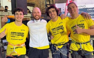Alejandro Rivas, bronce en el Campeonato de España de escalada de velocidad