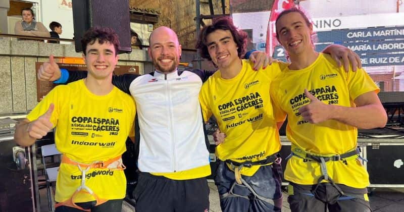 Alejandro Rivas, bronce en el Campeonato de España de escalada de velocidad