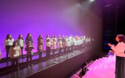 El Coro Infantil de Getafe actuó junto a Luz Casal en el Teatro Real de Madrid
