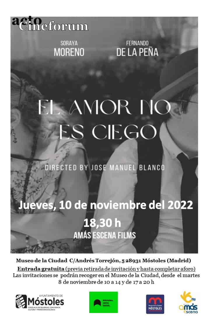 El corto “El amor no es ciego” y el concierto “Amor ch’attendi”, esta semana en el Museo de la Ciudad-1