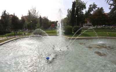 Leganés rehabilita la Fuente del parque de Los Olivos