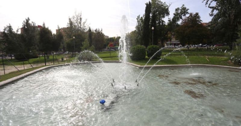 Leganés rehabilita la Fuente del parque de Los Olivos