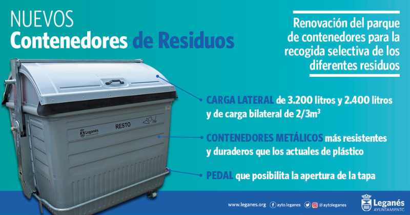 Nuevos contenedores de residuos en Leganés-1