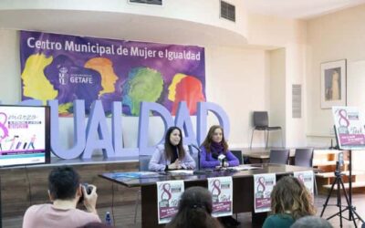 Getafe reinvindica la lucha de las mujeres por el 8 de marzo
