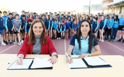 Nuevo convenio con el Club Polideportivo Getafe para renovar la pista de atletismo