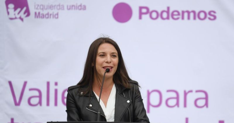 Podemos, Izquierda Unida y Alianza Verde celebran su primer mitin en Leganés